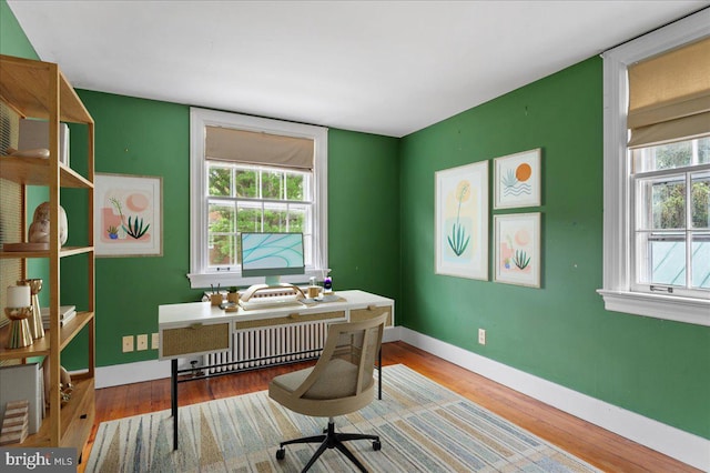 28 The Strand, New Castle, DE 19720 - home office with wood finished floors and baseboards