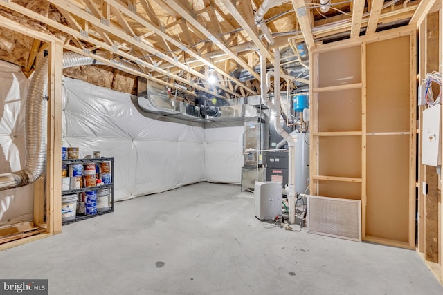 40578 Sculpin Ct, Aldie, VA 20105 - unfinished below grade area with heating unit