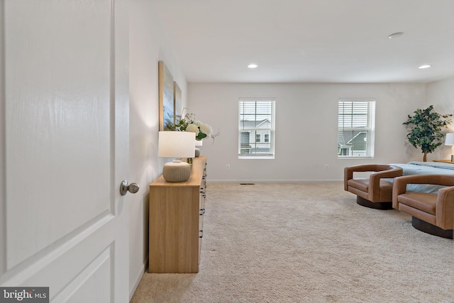 127 Stager Ave, Falling Waters, WV 25419 - sitting room featuring carpet, recessed lighting, and baseboards