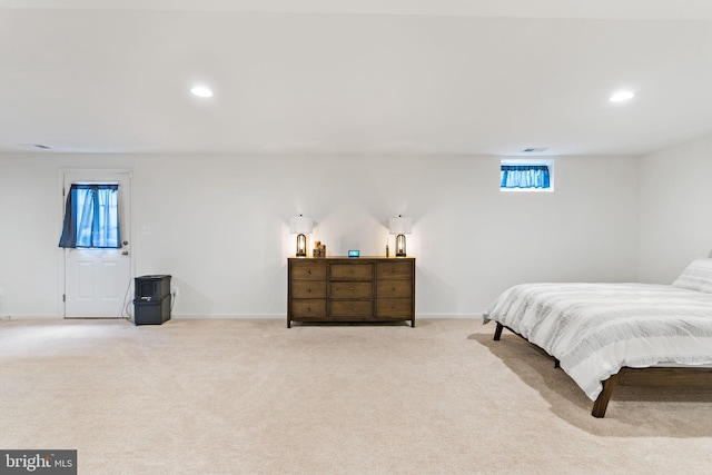 127 Stager Ave, Falling Waters, WV 25419 - carpeted bedroom featuring baseboards and recessed lighting
