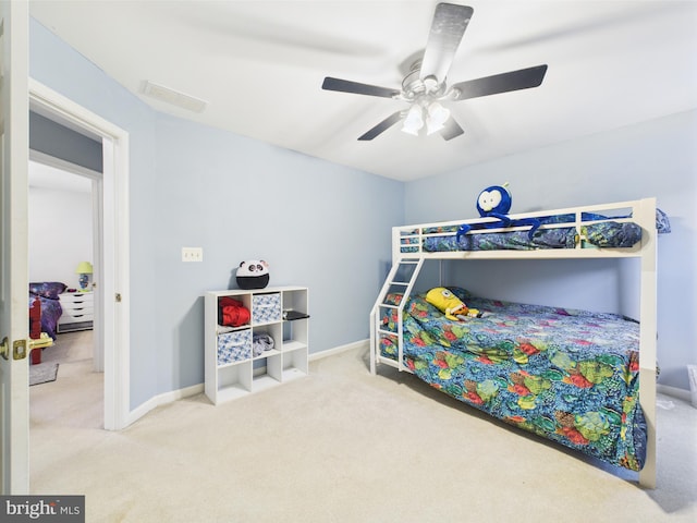 7 Meadow Lark Dr, Milford, DE 19963 - carpeted bedroom with baseboards and ceiling fan