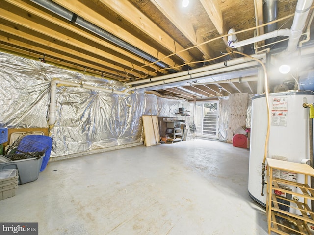 7 Meadow Lark Dr, Milford, DE 19963 - basement featuring gas water heater