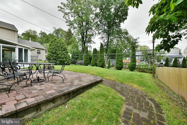227 Rolling Hill Rd, Elkins Park, PA 19027 - view of yard featuring a patio area and outdoor dining area