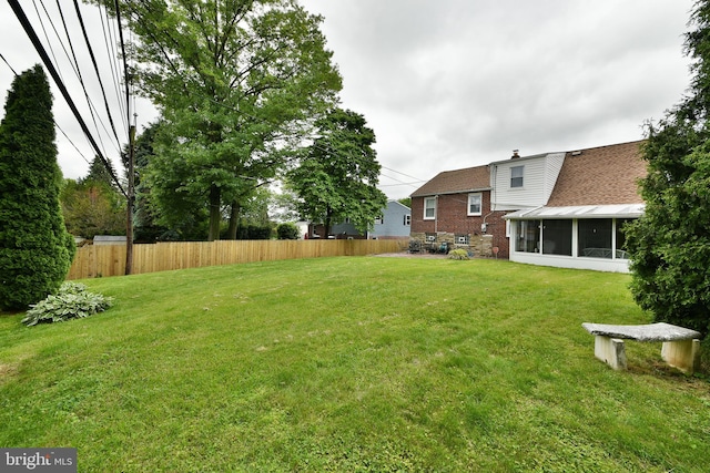 227 Rolling Hill Rd, Elkins Park, PA 19027 - view of yard featuring a sunroom