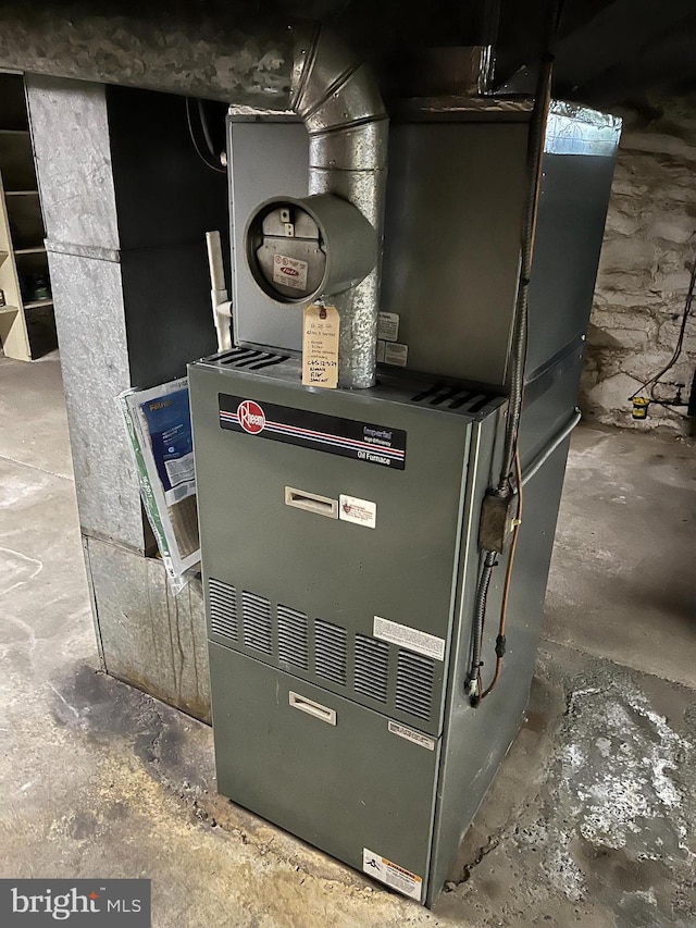 209 S Cherry St, Myerstown, PA 17067 - utility room with heating unit