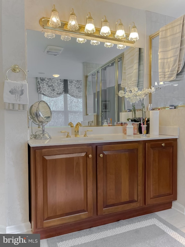 5 Cross Point Dr, Owings, MD 20736 - full bathroom with a stall shower and vanity