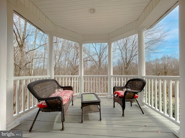 5 Cross Point Dr, Owings, MD 20736 - sunroom with healthy amount of natural light
