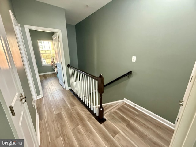 7423 Rigby Pl, Elkridge, MD 21075 - staircase featuring baseboards and wood finished floors