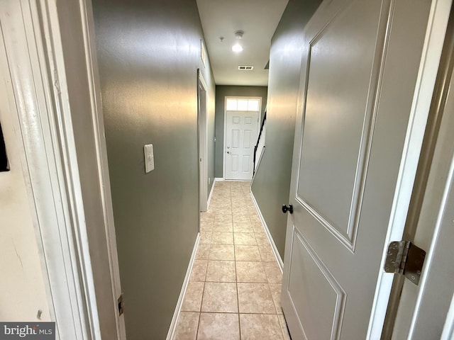 7423 Rigby Pl, Elkridge, MD 21075 - hallway with light tile patterned flooring and baseboards