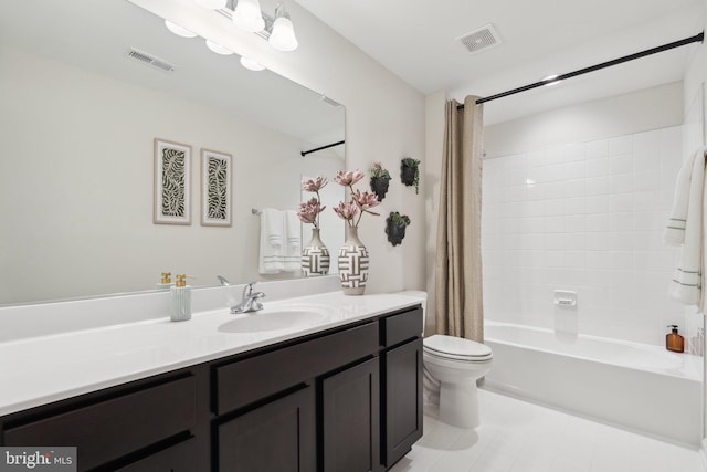 1052 Webster Ct, Winchester, VA 22603 - full bathroom with vanity, shower / tub combo, and toilet