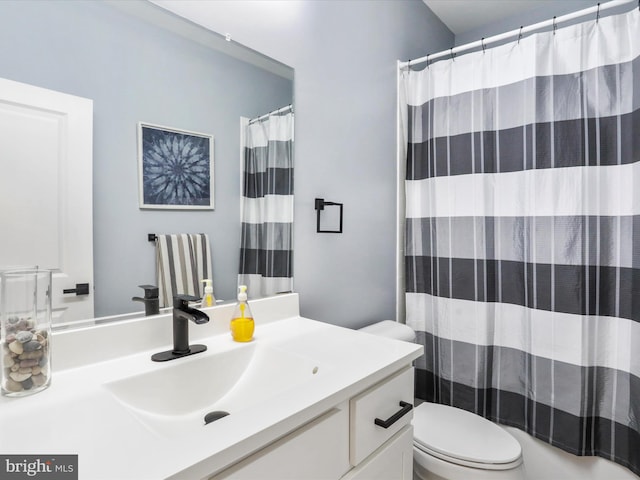 3447 Old Leetown Pike, Ranson, WV 25438 - full bath with vanity, toilet, and a shower with curtain