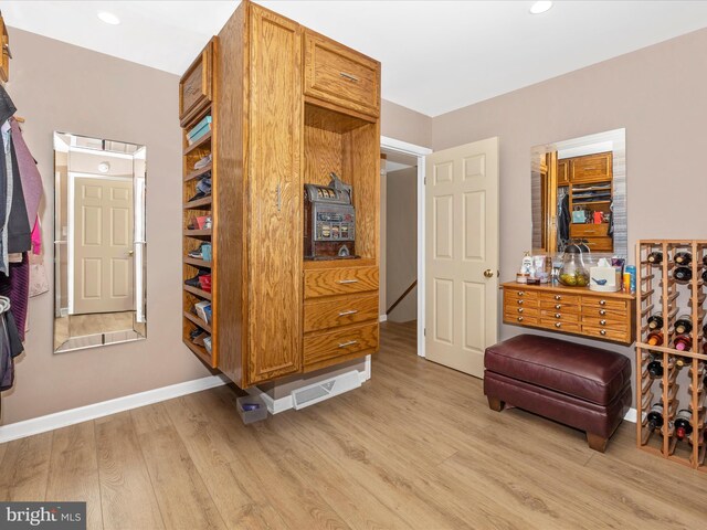 41 E Frederick St, Williamsport, MD 21795 - living area with light wood-style flooring, baseboards, and recessed lighting