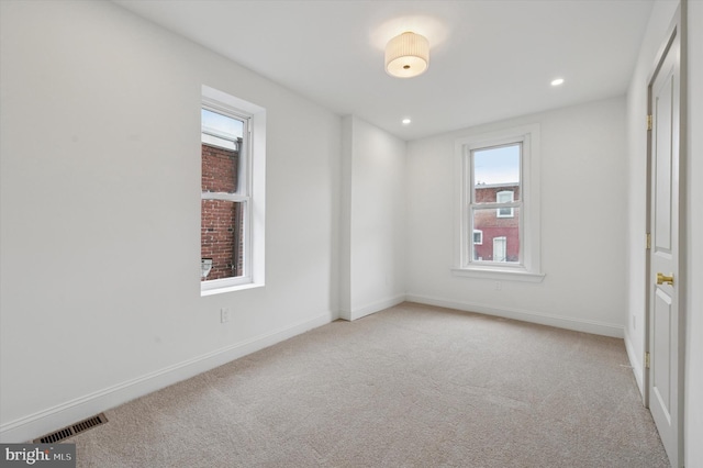 1740 N 61st St, Philadelphia, PA 19151 - unfurnished room with light carpet, baseboards, and recessed lighting