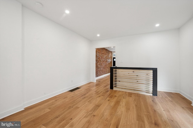 1740 N 61st St, Philadelphia, PA 19151 - unfurnished room with baseboards, light wood finished floors, and recessed lighting