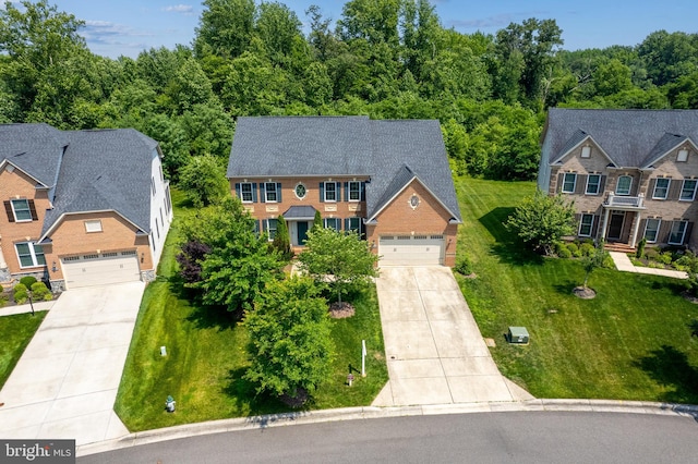 4403 Cedar Reach Ln, Bowie, MD 20720 - colonial house with a garage, driveway, and a front yard