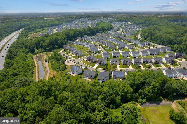 4403 Cedar Reach Ln, Bowie, MD 20720 - aerial overview of property's location featuring nearby suburban area