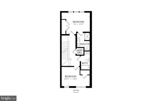 2509 River Terrace Rd, Hyattsville, MD 20782 - floor plan / room layout