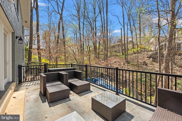 1426 Highwood Dr, Mclean, VA 22101 - view of patio featuring an outdoor living space
