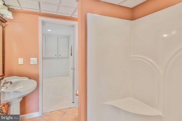 1534 Circle Dr, Annapolis, MD 21409 - bathroom with tile patterned flooring