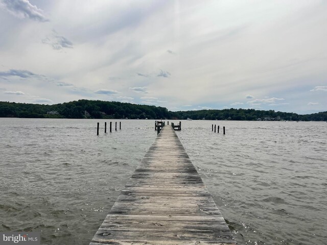1534 Circle Dr, Annapolis, MD 21409 - dock area featuring a water view