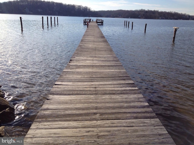 1534 Circle Dr, Annapolis, MD 21409 - dock area featuring a water view