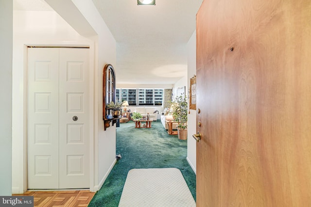 5501 Seminary Rd Unit 401S, Falls Church, VA 22041 - hallway with baseboards and carpet floors