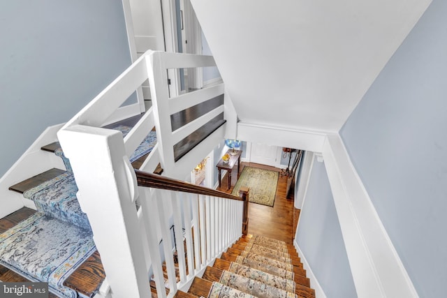 65 Hillcrest Ln, North East, MD 21901 - stairway with wood finished floors