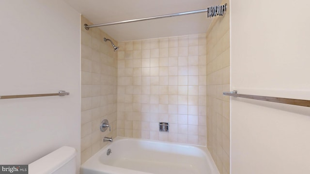 1808 Old Meadow Rd Unit 1015, Mclean, VA 22102 - bathroom featuring shower / washtub combination and toilet
