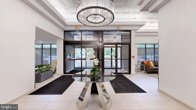 1808 Old Meadow Rd Unit 1015, Mclean, VA 22102 - common area featuring an ornate ceiling