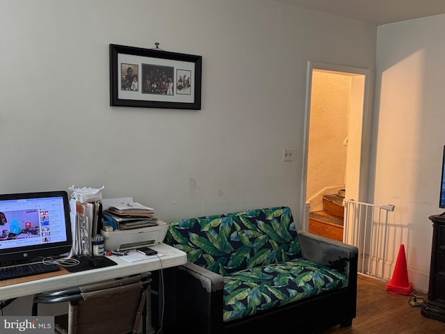 4029 Cedardale Rd, Baltimore, MD 21215 - office with wood finished floors