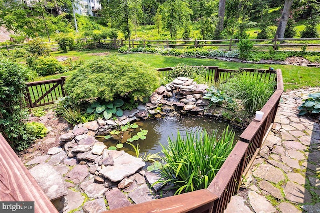 13 Quartz Mill Rd, Newark, DE 19711 - view of yard with a small pond