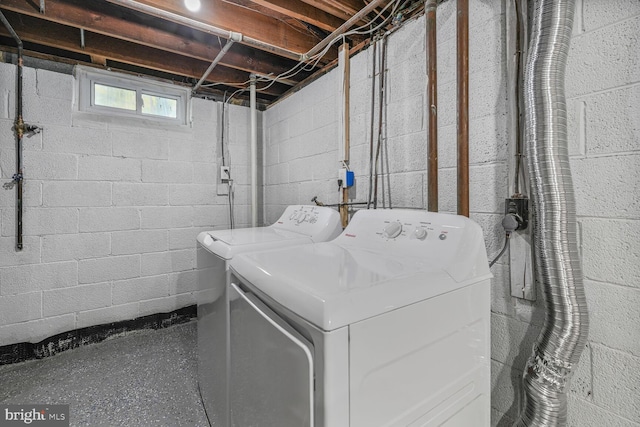 5010 54th Ave, Hyattsville, MD 20781 - washroom with washer and clothes dryer