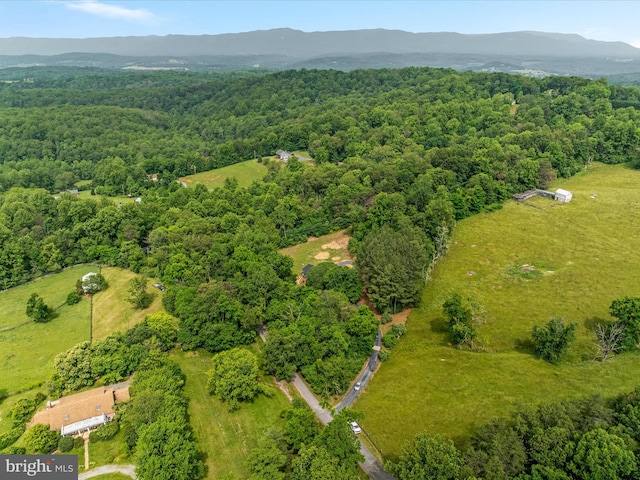 30 Gooney Falls Ln, Front Royal, VA 22630 - bird's eye view of a heavily wooded area and mountains