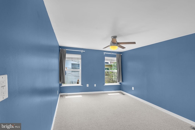 109 E Clement St, Baltimore, MD 21230 - unfurnished room featuring ceiling fan and carpet flooring