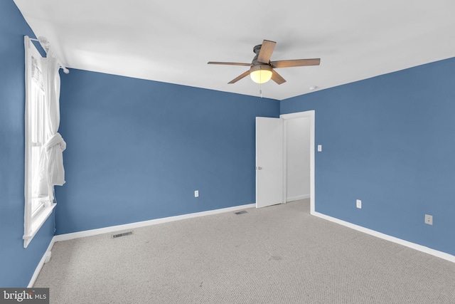 109 E Clement St, Baltimore, MD 21230 - unfurnished bedroom featuring carpet and a ceiling fan