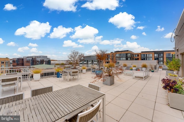 440 L St NW Unit 901, Washington, DC 20001 - view of patio / terrace featuring outdoor dining space