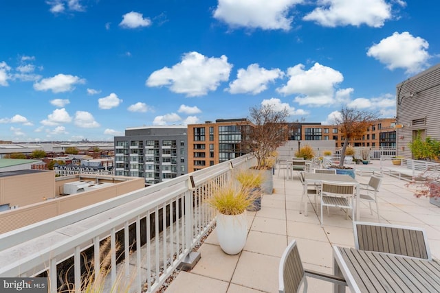 440 L St NW Unit 901, Washington, DC 20001 - balcony with outdoor dining area