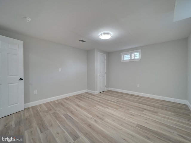 401 Bryan Point Rd, Accokeek, MD 20607 - empty room featuring light wood finished floors and baseboards