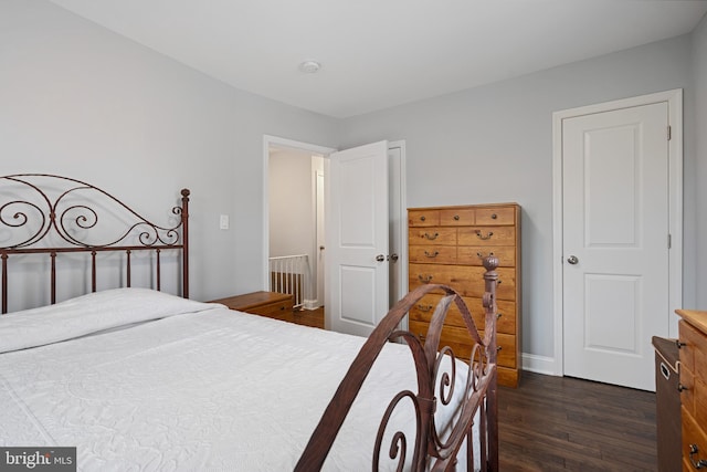 5054 8th St NE, Washington, DC 20017 - bedroom with dark wood-style floors