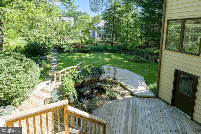 5811 Augusta Ln, Bethesda, MD 20816 - view of deck