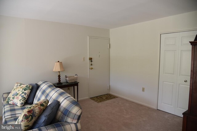 4360 Ivymount Ct Unit 32, Annandale, VA 22003 - living area with carpet flooring and baseboards