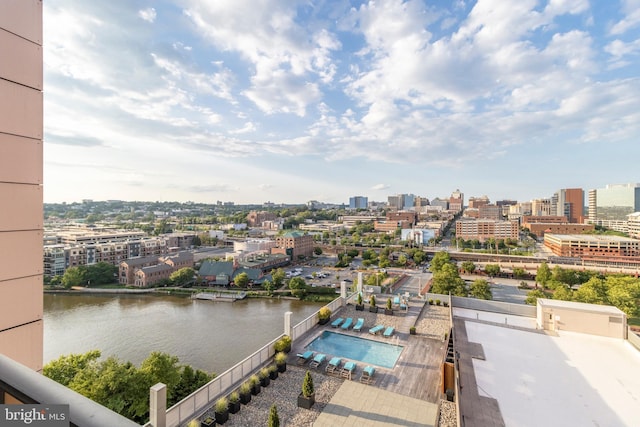 105 Christina Lndg Unit 708, Wilmington, DE 19801 - view of urban area featuring a nearby body of water