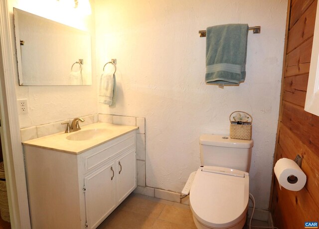 5254 Havenwood Ln, Schuyler, VA 22969 - half bath featuring vanity, toilet, and tile patterned flooring