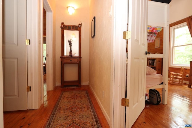 5254 Havenwood Ln, Schuyler, VA 22969 - corridor with hardwood / wood-style floors