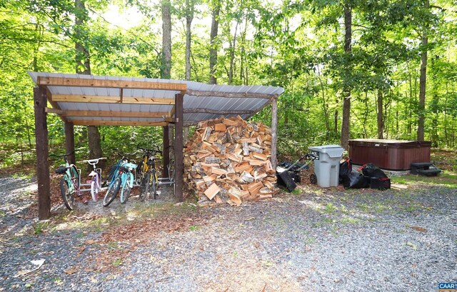 5254 Havenwood Ln, Schuyler, VA 22969 - view of yard featuring a hot tub