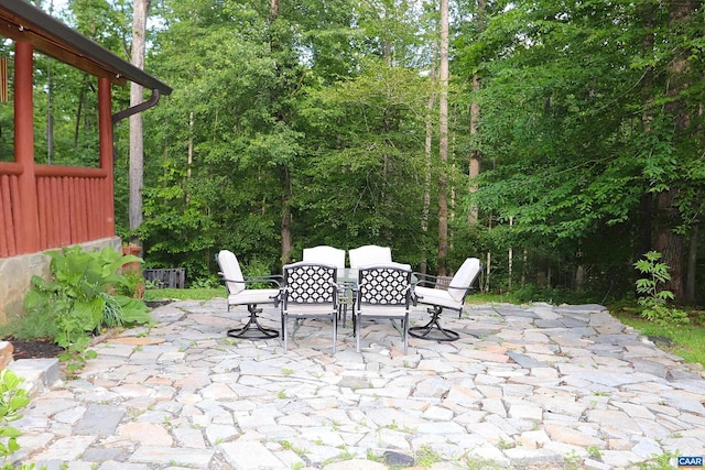 5254 Havenwood Ln, Schuyler, VA 22969 - view of patio / terrace with outdoor dining space