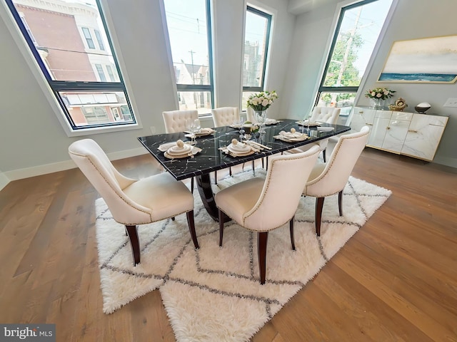 3143 W Montgomery Ave, Philadelphia, PA 19121 - dining room featuring wood finished floors and baseboards