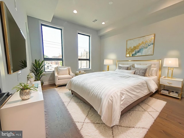 3143 W Montgomery Ave, Philadelphia, PA 19121 - bedroom with wood finished floors, recessed lighting, and baseboards