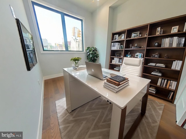 3143 W Montgomery Ave, Philadelphia, PA 19121 - office space with baseboards and wood finished floors