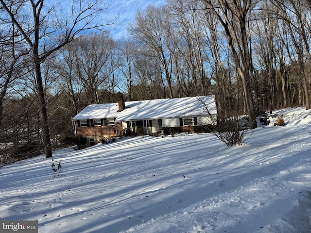 473 Linville Rd, Media, PA 19063 - view of front of house featuring a chimney